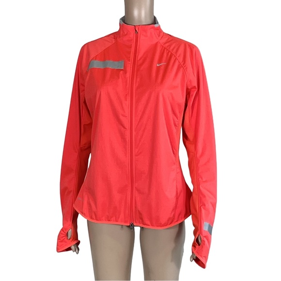 Nike Dri Fit Nike Elements Reflective Jacket Sz L - Picture 2 of 13
